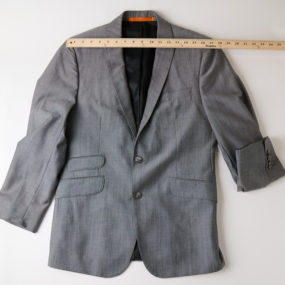 Ben Sherman Blazer Mens 38S Tailored Two Button Sport Coat Suit Jacket Modern - Picture 4 of 12